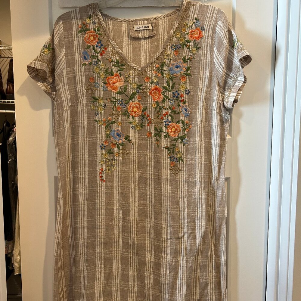 PARARAZZI DRESS KNEE LENGTH, LARGE